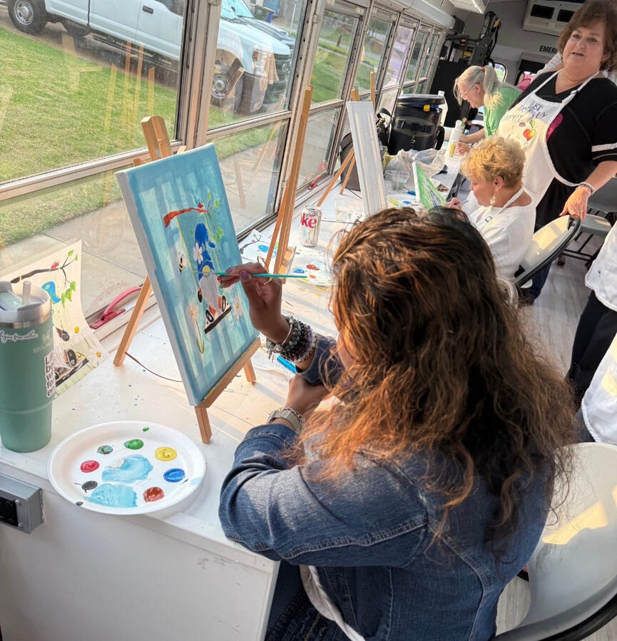 Creative art sessions for teens and ladies — a space to relax, express yourself, and explore your artistic side through guided, confidence-building projects.